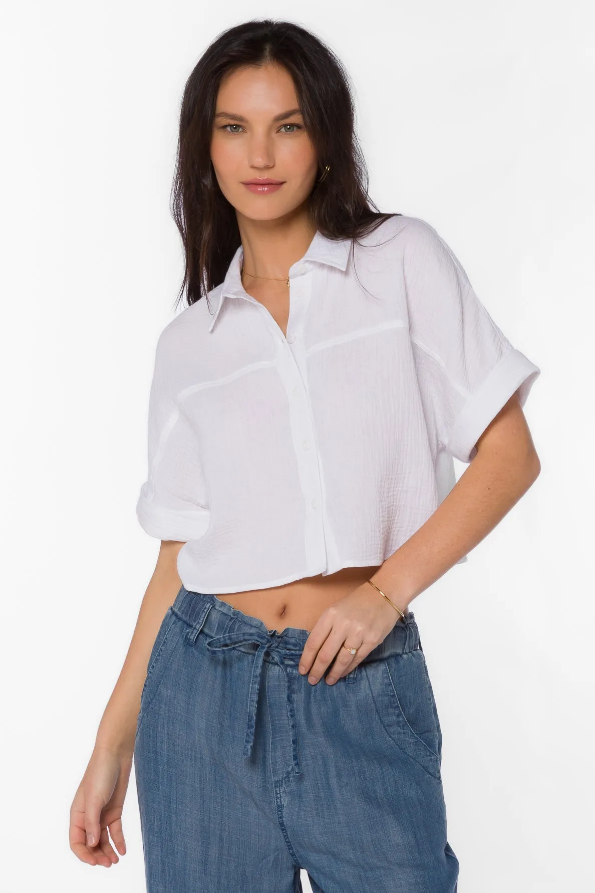 Trista Optic White Shirt