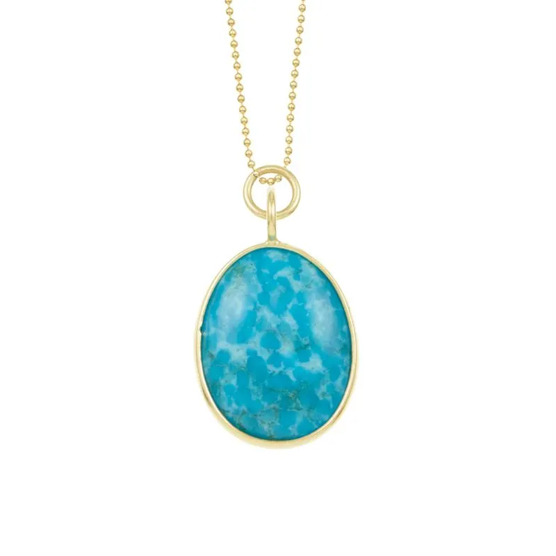 Turquoise Stone Charm