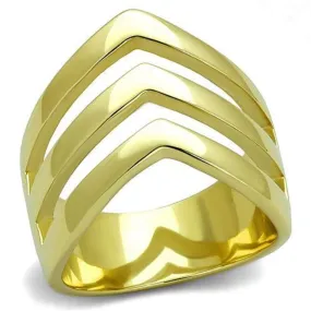 WildKlass Stainless Steel Ring IP Gold Women