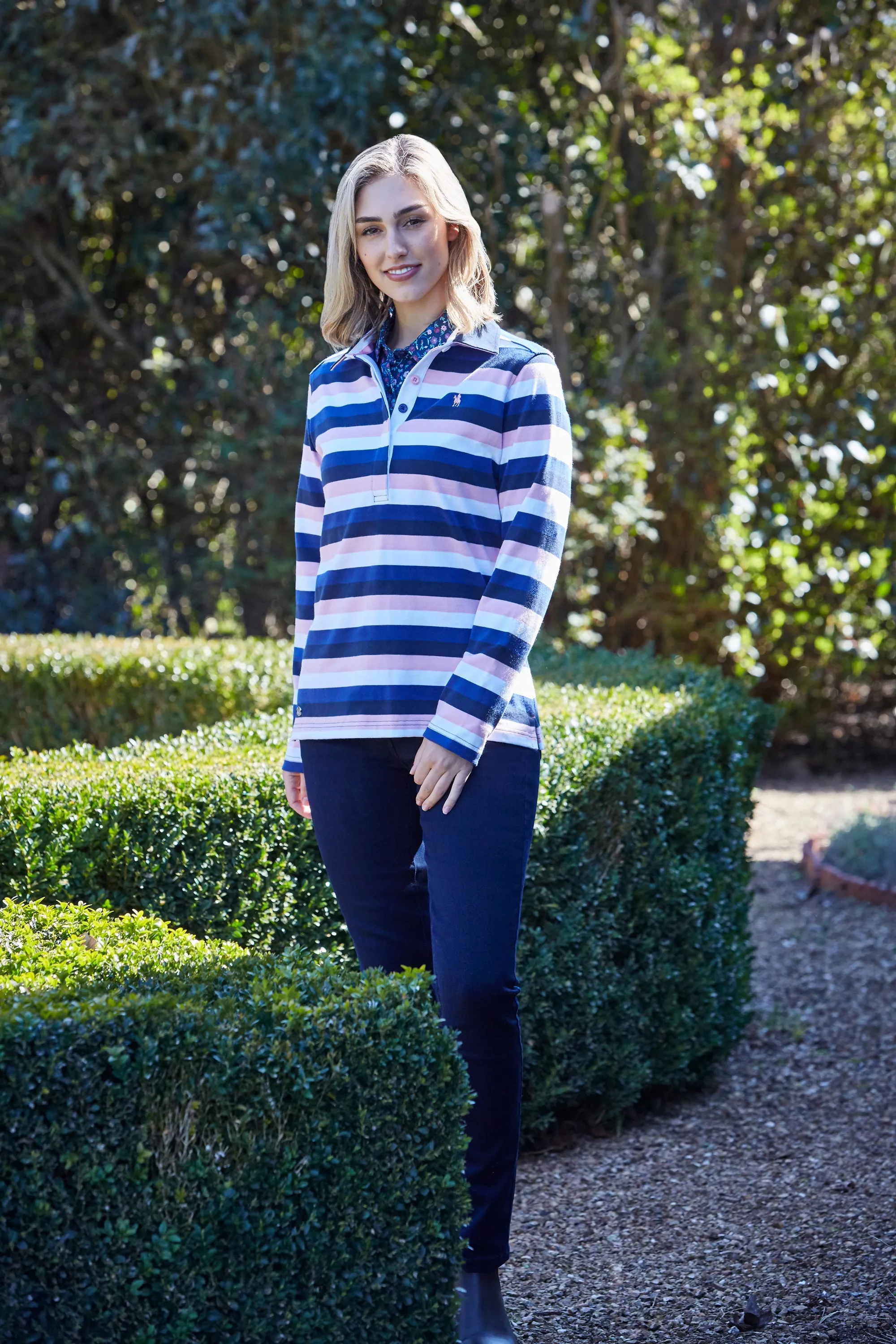 Women's Thomas Cook Caroline Stripe Rugby Jersey