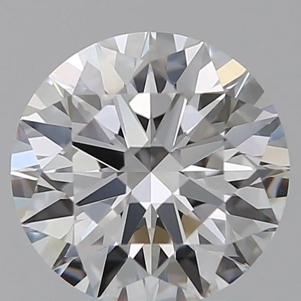 四爪單石圓形訂婚戒指【淨戒托】 - EC024 With 1.54 Carat Round Shape Lab Diamond